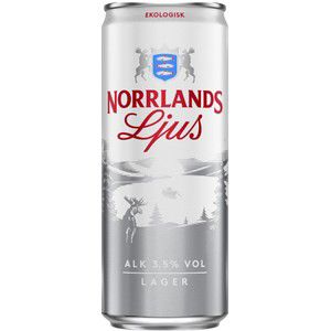 Öl Ljus lager Ekologisk 3,5% 33cl Norrlands Guld product image