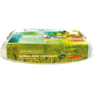 Ägg från Västkusten M/L Ekologisk 10-p Kronägg product image