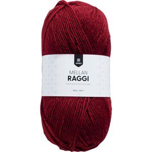 Järbo Mellanraggi Strumpgarn Bordeaux-röd product image