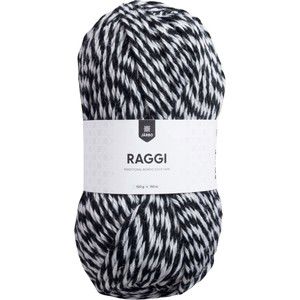 Garn Raggi Black & white 100g Järbo product image