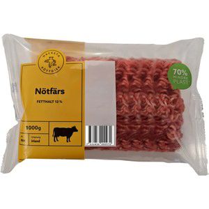 Nötfärs 12% 1kg Hacksta Köttdisk product image