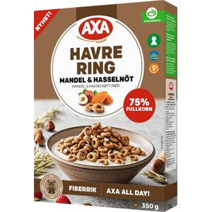 Havrering Mandel & Hasselnöt 350g AXA product image