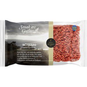 Nötfärs Färsk 12% 500g Smak av Gotland product image