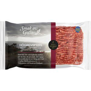 Högrevsfärs Färsk med oxbringa 20% 500g Smak av Gotland product image