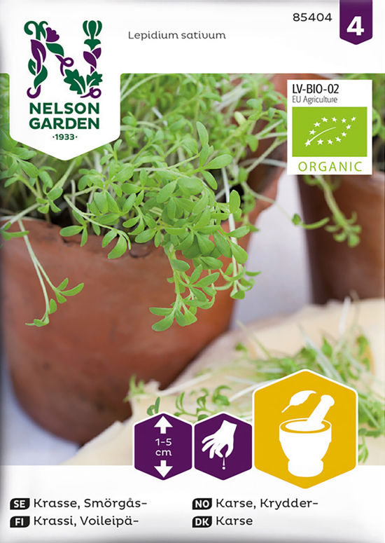 Krasse, Smörgås-, Organic Nelson Garden product image