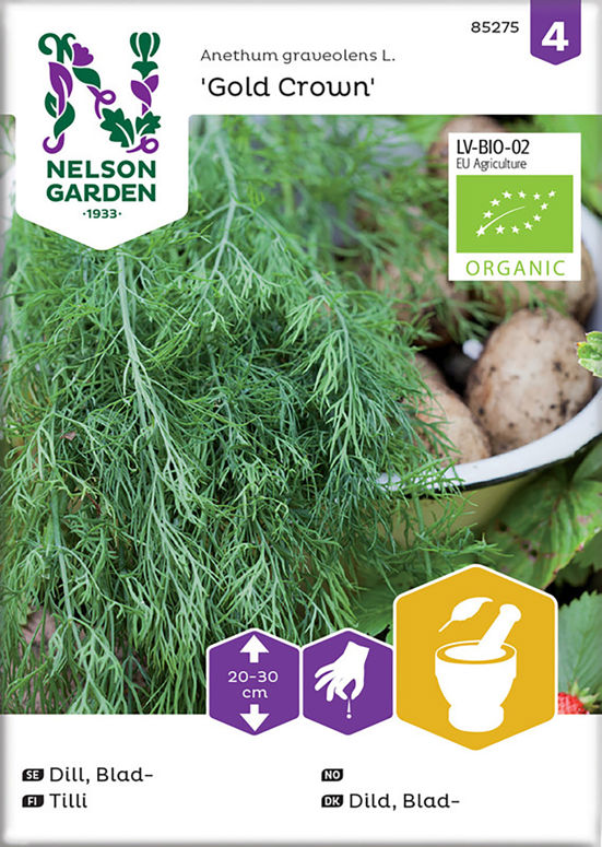 Dill, Blad-, Organic Nelson Garden product image