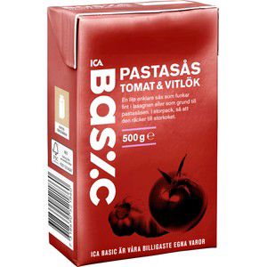 Pastasås med vitlök 500g ICA Basic product image