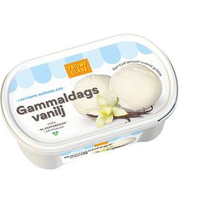 Gräddglass Gammaldags vanilj Laktosfri 0,5l Triumf Glass product image