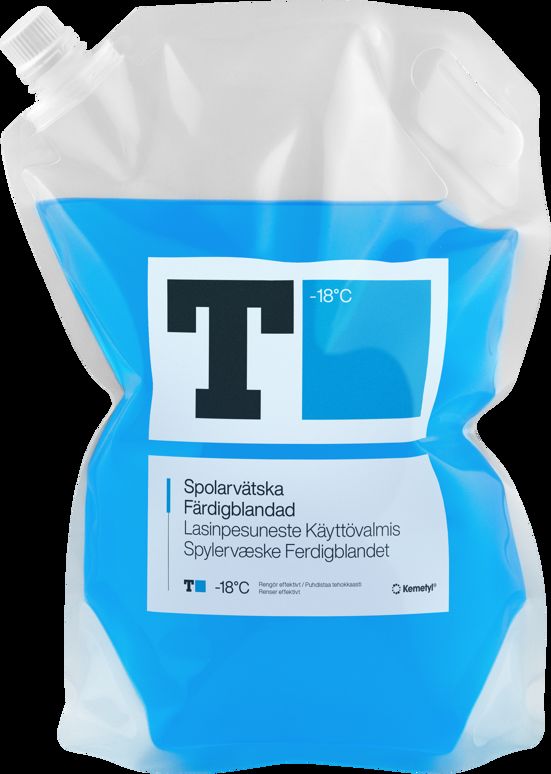 Spolarvätska T Blå färdigblandad i påse Kemetyl product image