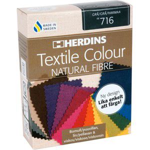 Textilfärg Natural fibre Grå Herdins product image