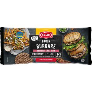 Baconburgare 600g Scan product image