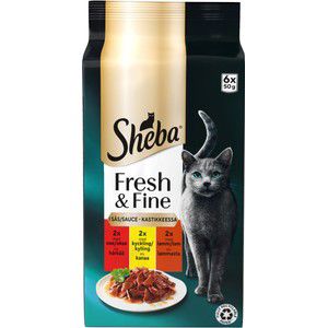 Kattmat Oxe/Kyckling/Lamm 6x50p Sheba product image