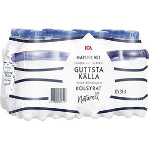 Kolsyrat Mineralvatten Naturell 12-pack ICA product image