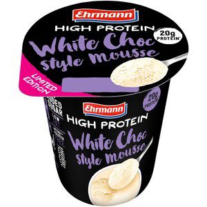 Proteinmousse Vit choklad Laktosfri 1,4% 200g Ehrmann product image