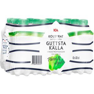 Kolsyrat Mineralvatten Päron/Äpple 12-pack 33cl ICA product image