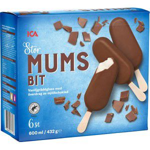 Glass Mumsbit Choklad stor 6-p ICA product image
