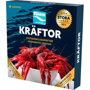 Skaldjur Louisianaflodkräftor 700g Feldts product image
