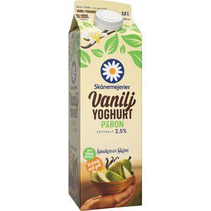 Vaniljyoghurt Päron 2,5% 1l Skånemejerier product image