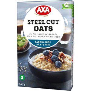 Havregrynsgröt Steel Cut Oats 550g Axa product image