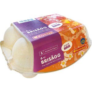 Ägg Bris Frigående Inomhus 6-p S 305g Kronägg product image