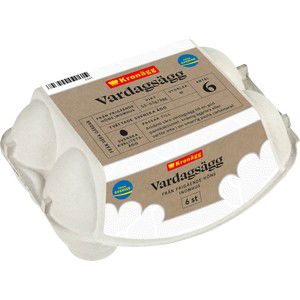 Ägg Frigående 6-p M 348g Kronägg product image