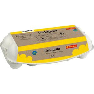 Ägg Guldgula Frigående 10-p M/L 650g Kronägg product image