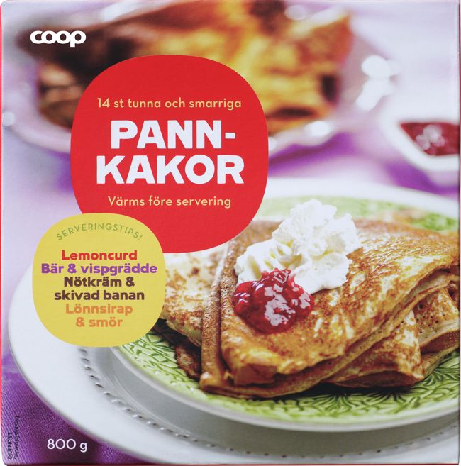 PANNKAKOR GRÄDDADE 12 ST product image