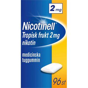 Nicotinell Tropisk frukt Medicinskt tuggummi 2mg 96-p product image