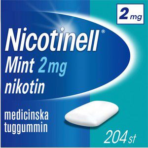 Nicotinell Mint Medicinskt tuggummi 2mg 204-p product image