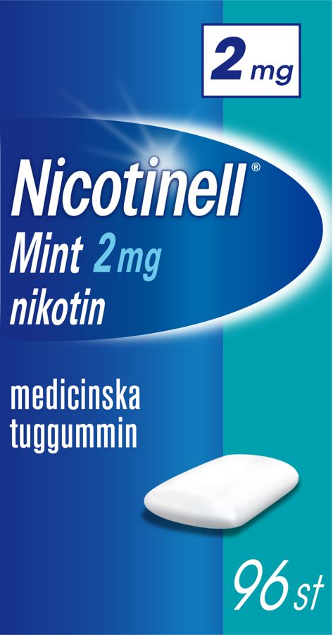Nicotinell Mint Medicinskt tuggummi 2mg 96-p product image