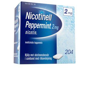 Nicotinell Peppermint Medicinskt tuggummi 2mg 204-p product image