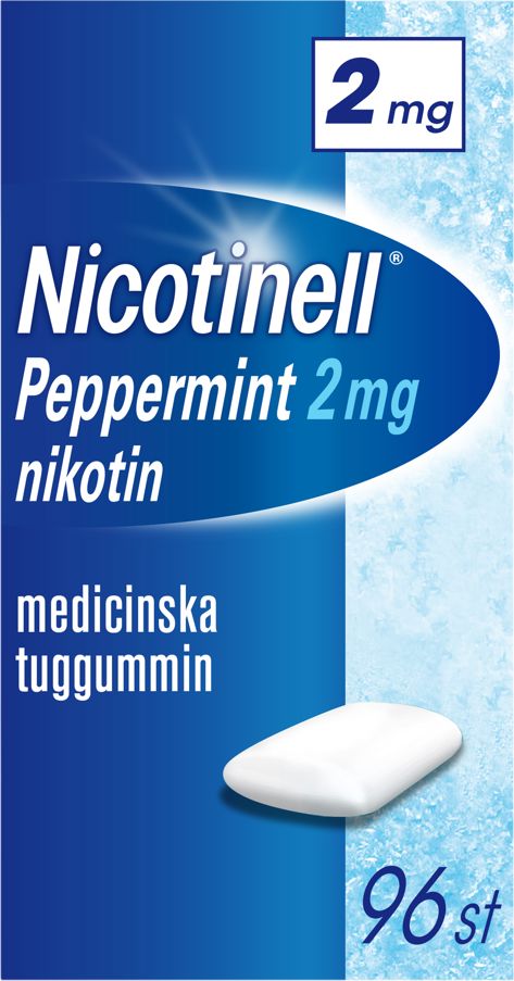 Nicotinell Pepparmint Medicinskt tuggummi 2mg 96-p product image