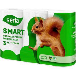 Hushållspapper 3-p Miljömärkt Serla product image
