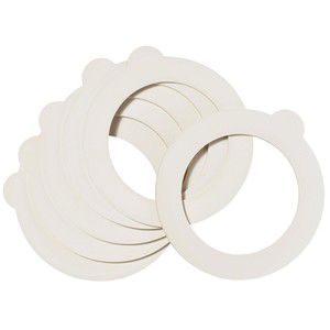 Gummiring till konserveringsglas Vit 6-p Bormioli Rocco product image