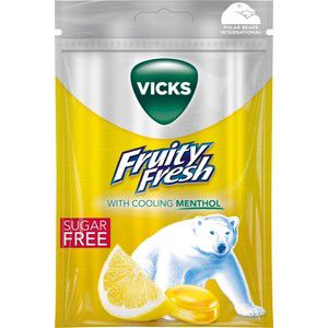 Halstablett Sockerfri Citron 72g Vicks product image