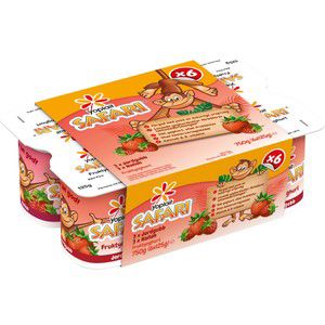 SAFARI YOGHURT JORDGUBB & HALLON 6-PACK product image