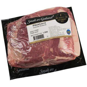 Fläskkarré Benfri i Bit ca 800g Smak av Gotland product image