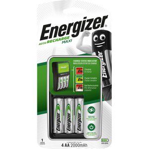 Batteriladdare AA-AAA Maxi Inklusive 4st batterier Energizer product image