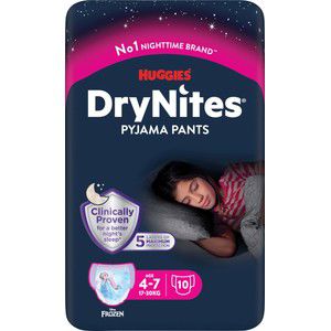 DRY NITES PYJAMA PANTS BOY 4-7 ÅR 17-30 KG 10-PACK product image