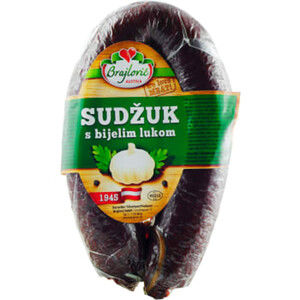 Sudjuk Bosnisk oxkorv vitlök 330g Brajlovic product image