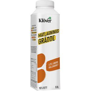Matlagningsgrädde 15% 5dl Klöver product image