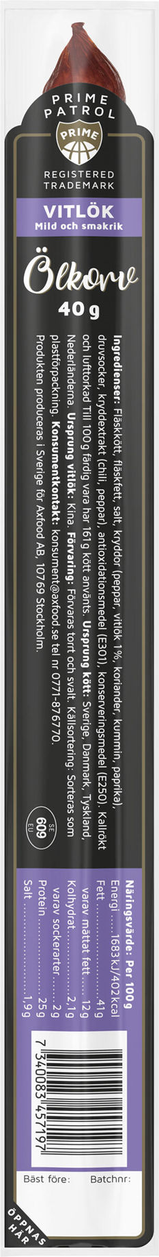 Ölkorv Vitlök product image