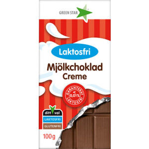 Mjökchoklad Laktosfri 100g Greenstar product image