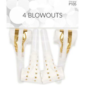 Ormblåsor Vit/guld 4-p product image