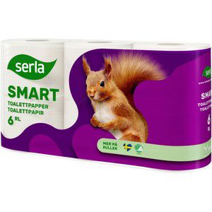 Toalettpapper 6-p Miljömärkt Serla product image