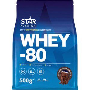 Proteinpulver Whey 80 Choklad 500g Star Nutrition product image
