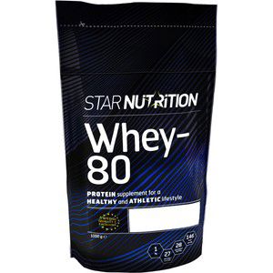 Whey-80 Vanilj & päron Pulver 1kg Star Nutrition product image